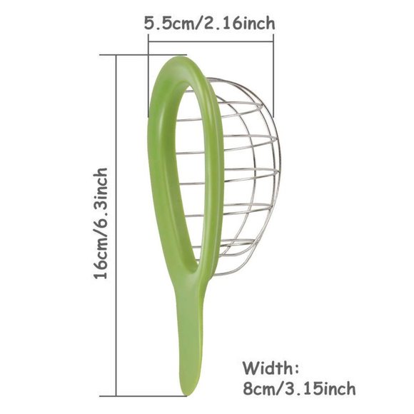 2-Pack: Easy Stainless Steel Avocado Slicer And Perfect Cubing Tool - Picture 2 of 5